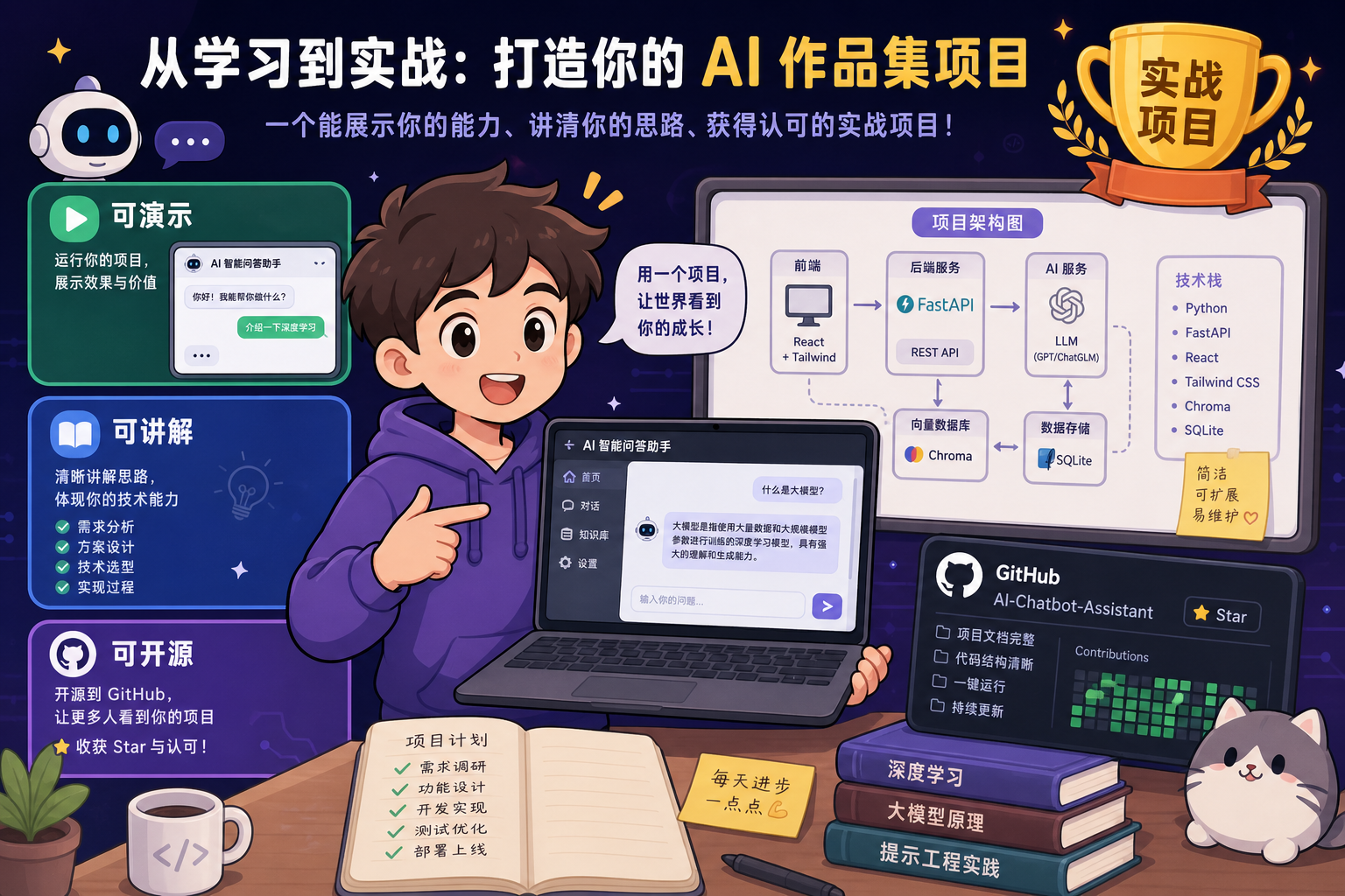 AI 实战项目示意